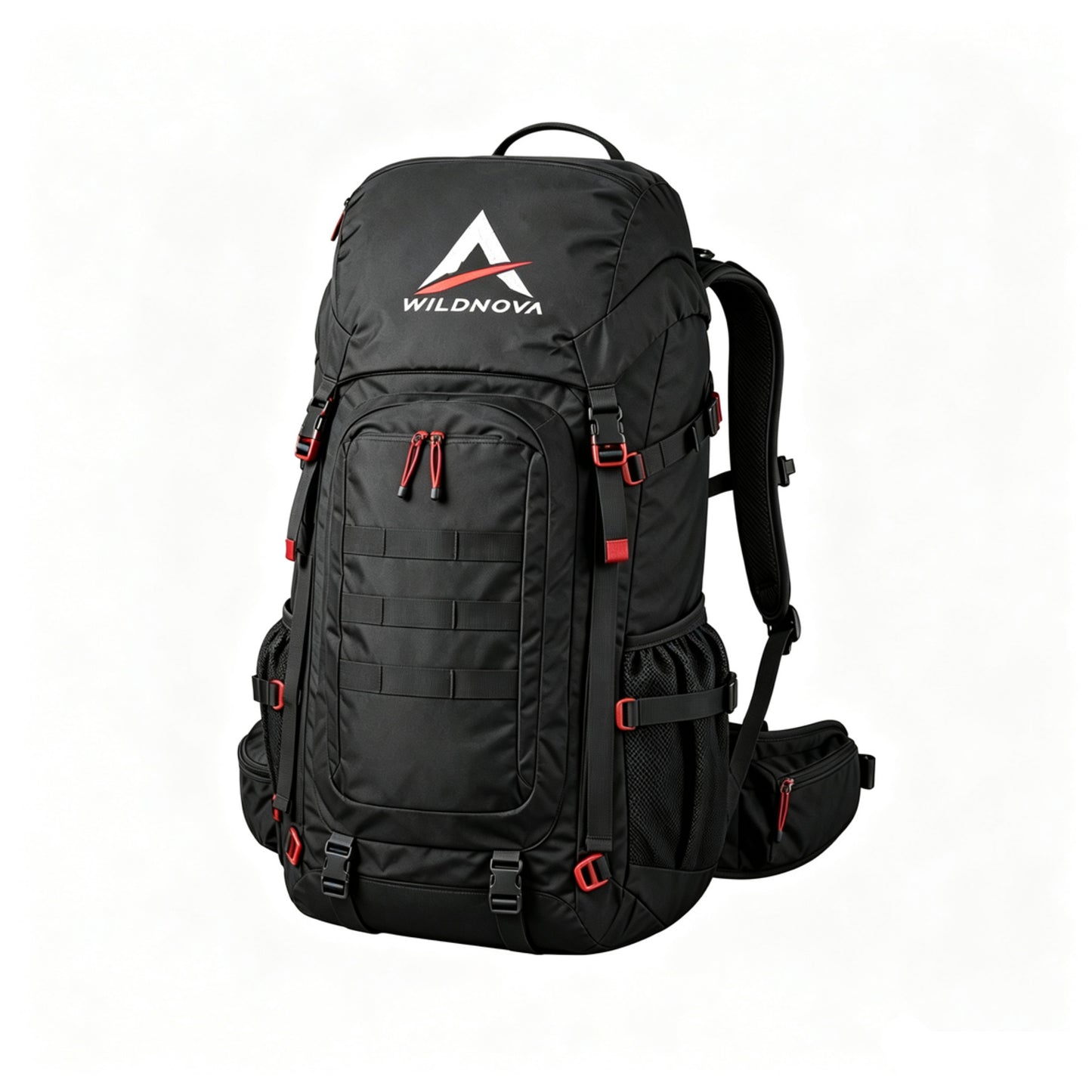 Water Resistant Outdoor Fishing Backpack Multi-Pocket Lightweight Tackle Bag